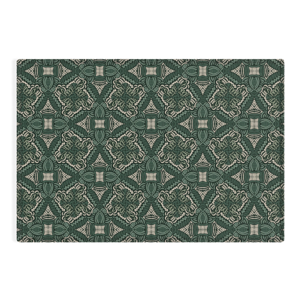 Marta Barragan Camarasa Intricate Forest Mosaic Outdoor Rug