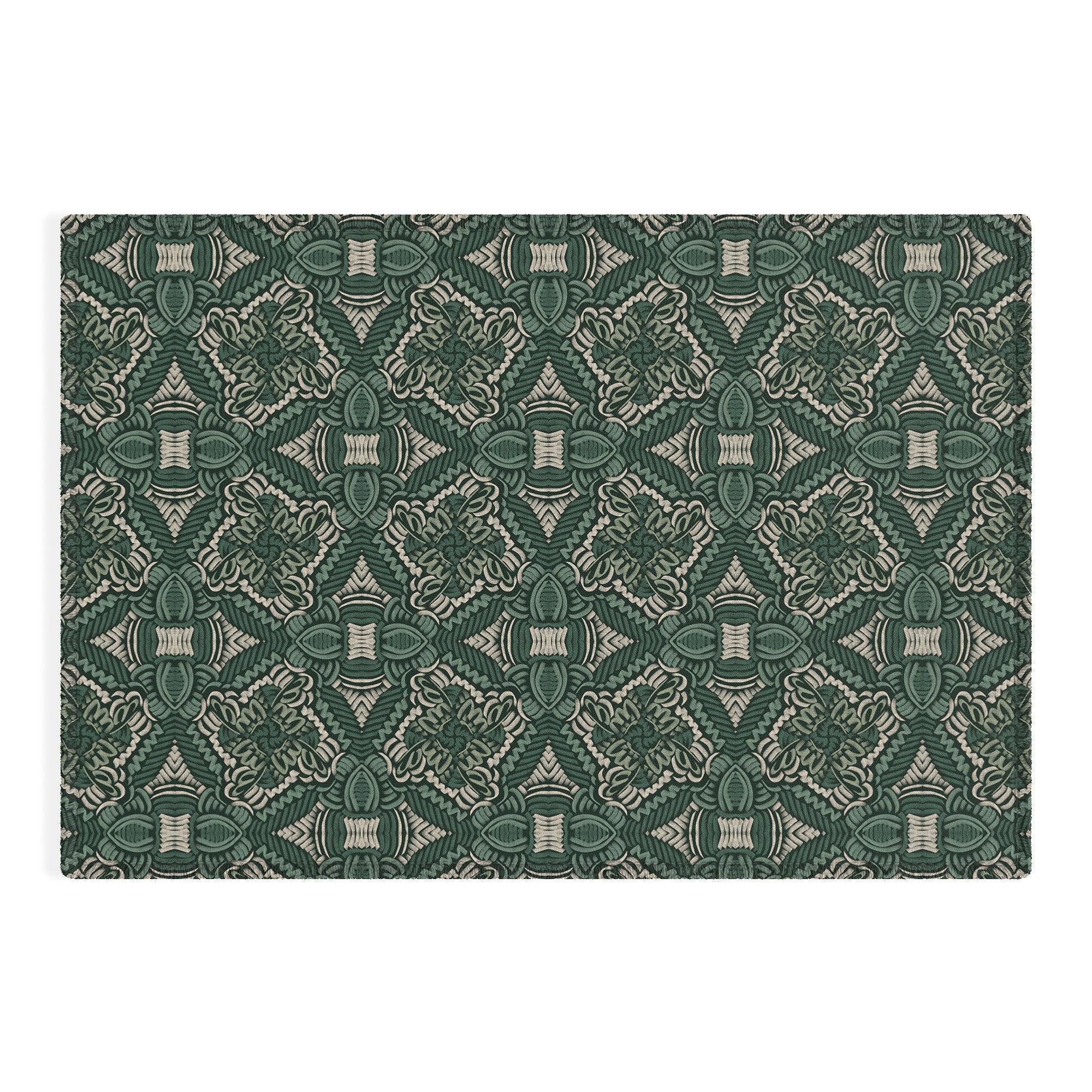 Marta Barragan Camarasa Intricate Forest Mosaic Outdoor Rug