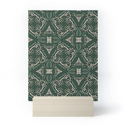 Marta Barragan Camarasa Intricate Forest Mosaic Mini Art Print