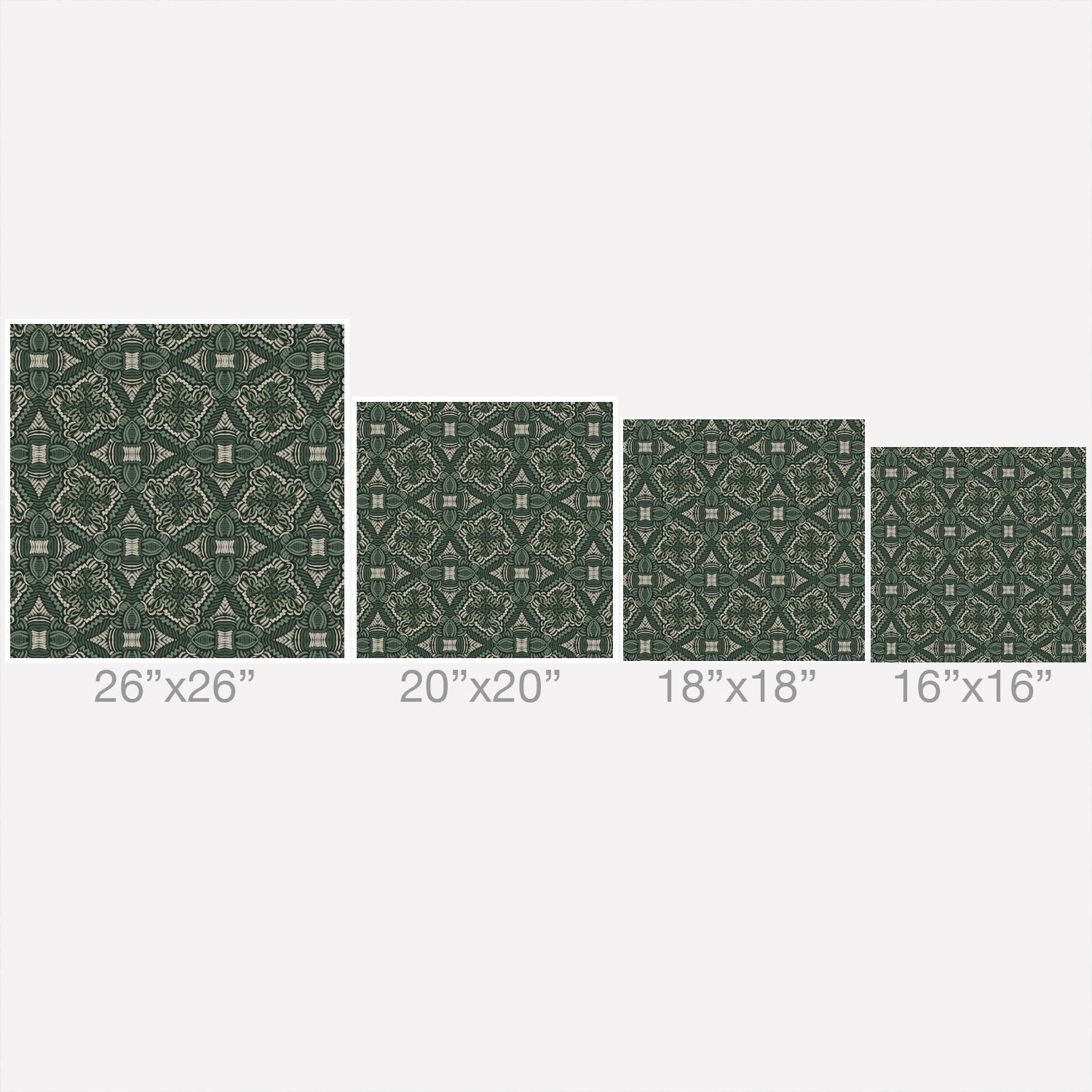 Marta Barragan Camarasa Intricate Forest Mosaic Outdoor Throw Pillow