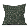 Marta Barragan Camarasa Intricate Forest Mosaic Throw Pillow