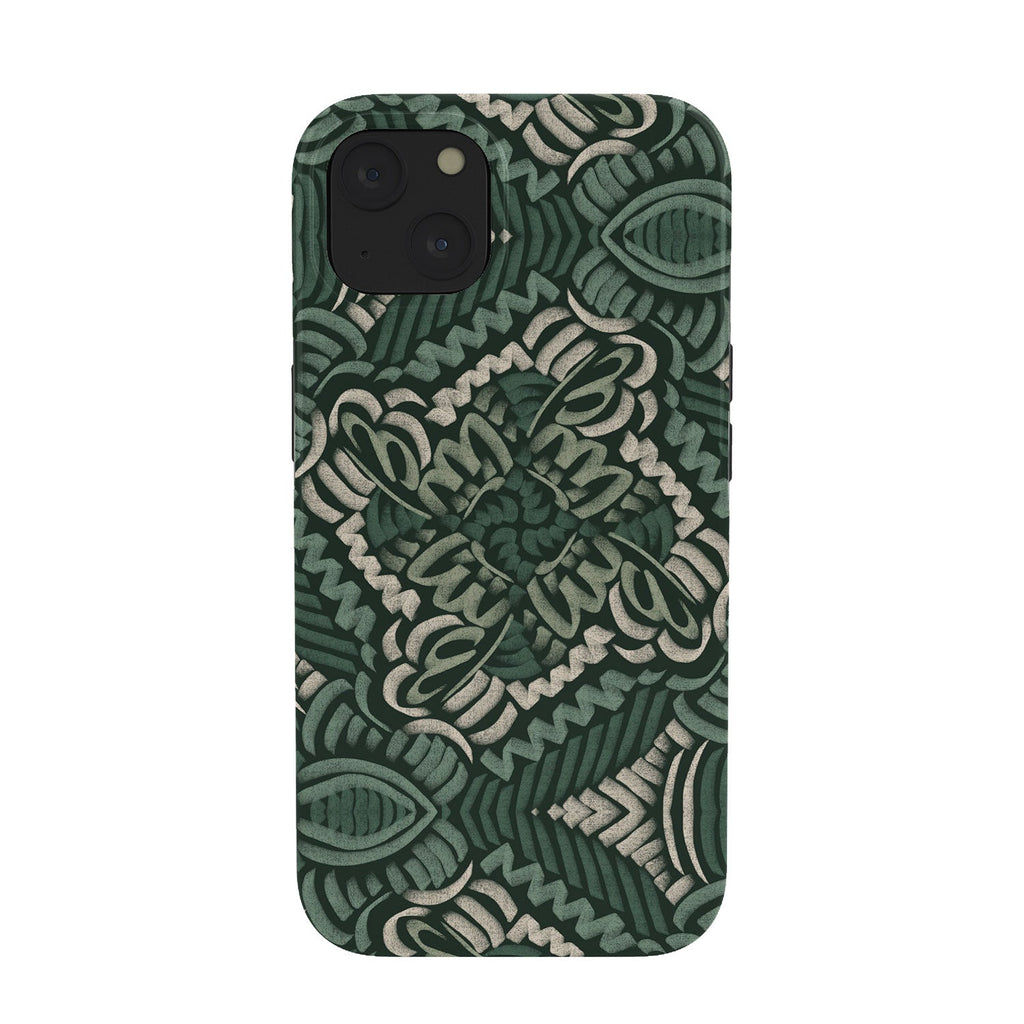Marta Barragan Camarasa Intricate Forest Mosaic Phone Case