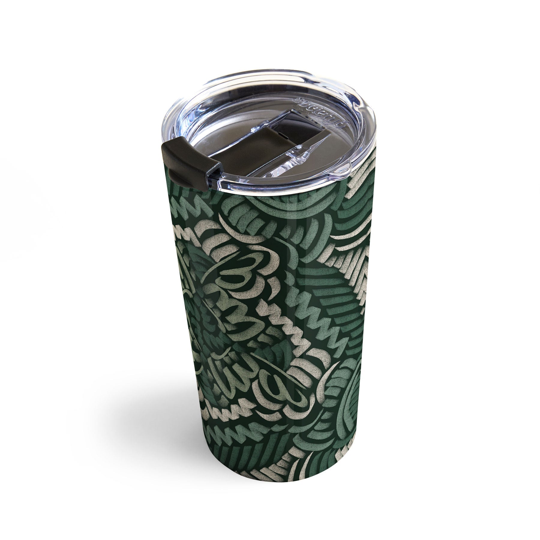 Marta Barragan Camarasa Intricate Forest Mosaic Travel Mug