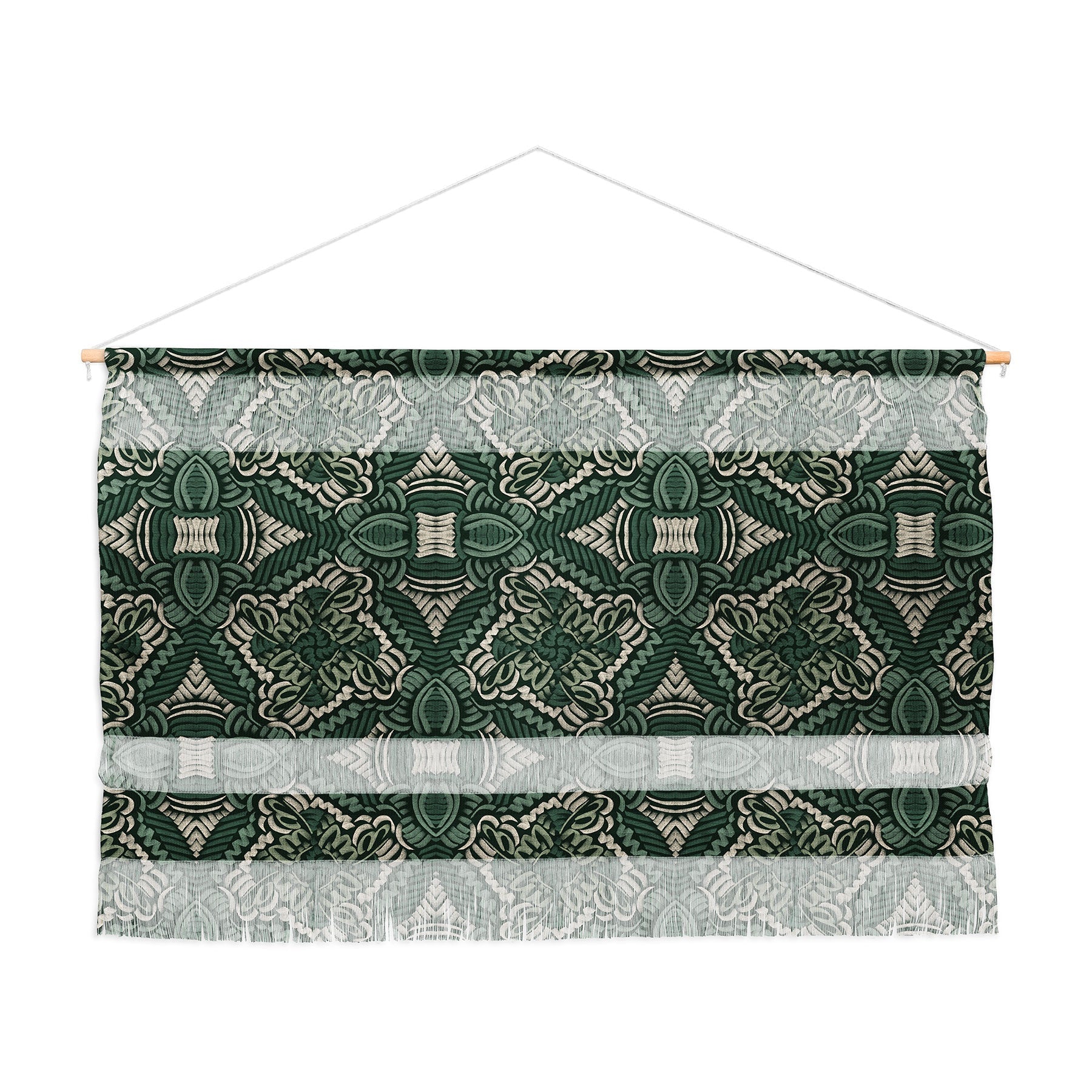 Marta Barragan Camarasa Intricate Forest Mosaic Wall Hanging Landscape