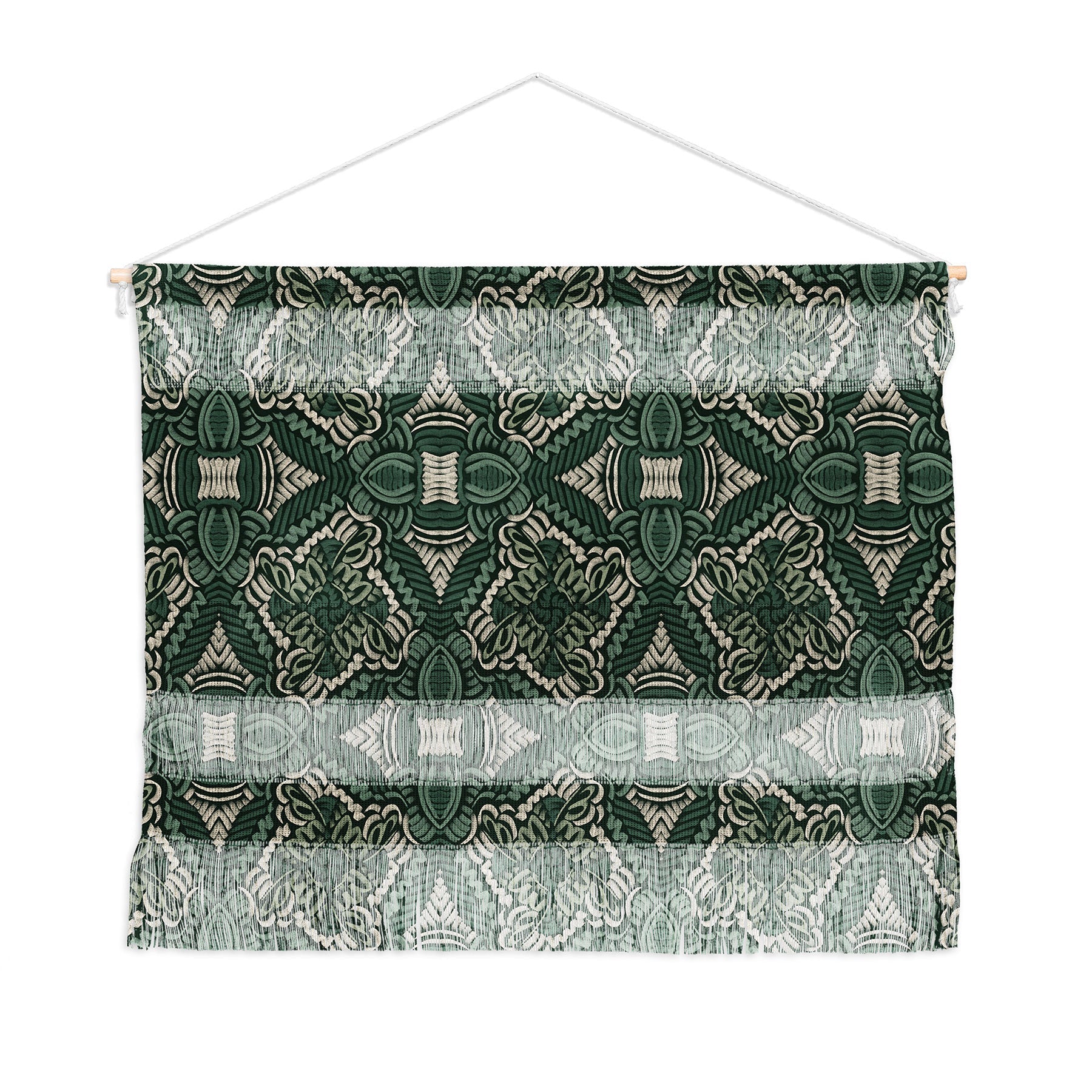 Marta Barragan Camarasa Intricate Forest Mosaic Wall Hanging Landscape