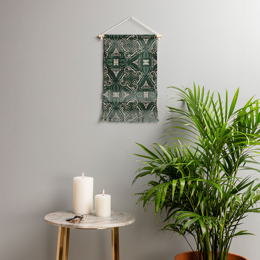 Marta Barragan Camarasa Intricate Forest Mosaic Wall Hanging Portrait