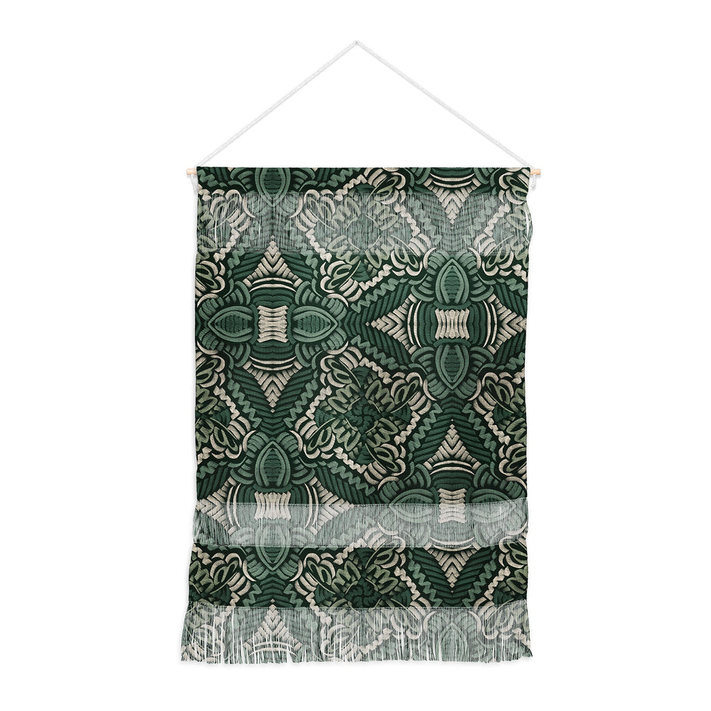 Marta Barragan Camarasa Intricate Forest Mosaic Wall Hanging Portrait