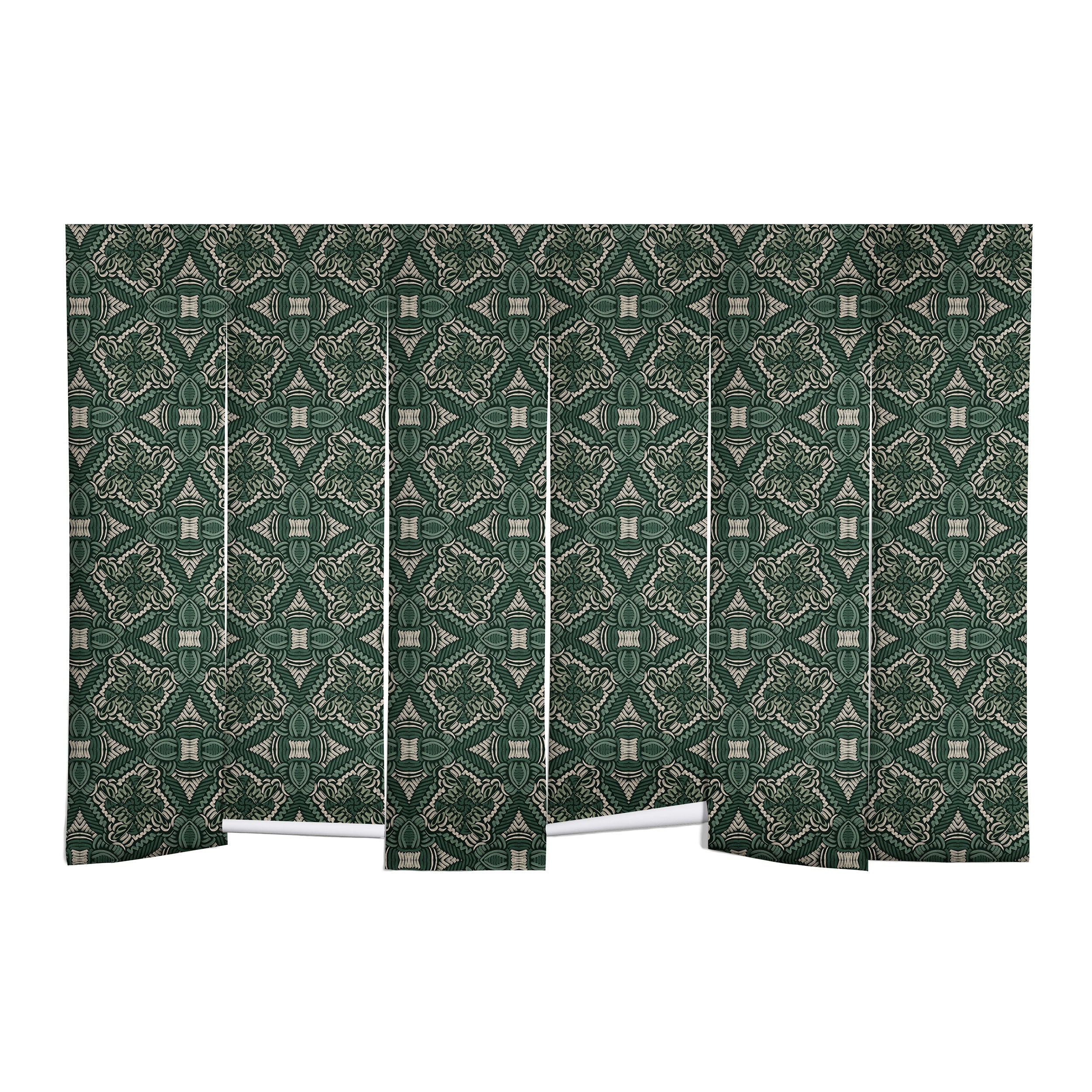Marta Barragan Camarasa Intricate Forest Mosaic Wall Mural
