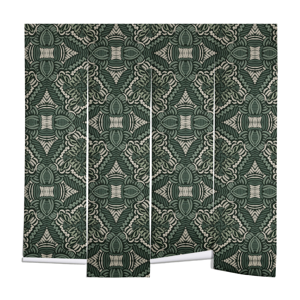 Marta Barragan Camarasa Intricate Forest Mosaic Wall Mural