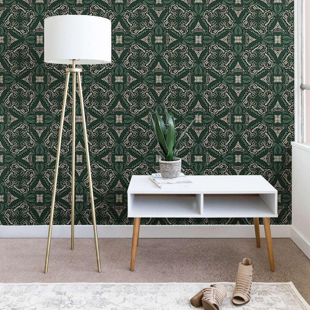 Marta Barragan Camarasa Intricate Forest Mosaic Wallpaper