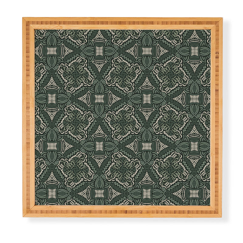 Marta Barragan Camarasa Intricate Forest Mosaic Framed Wall Art