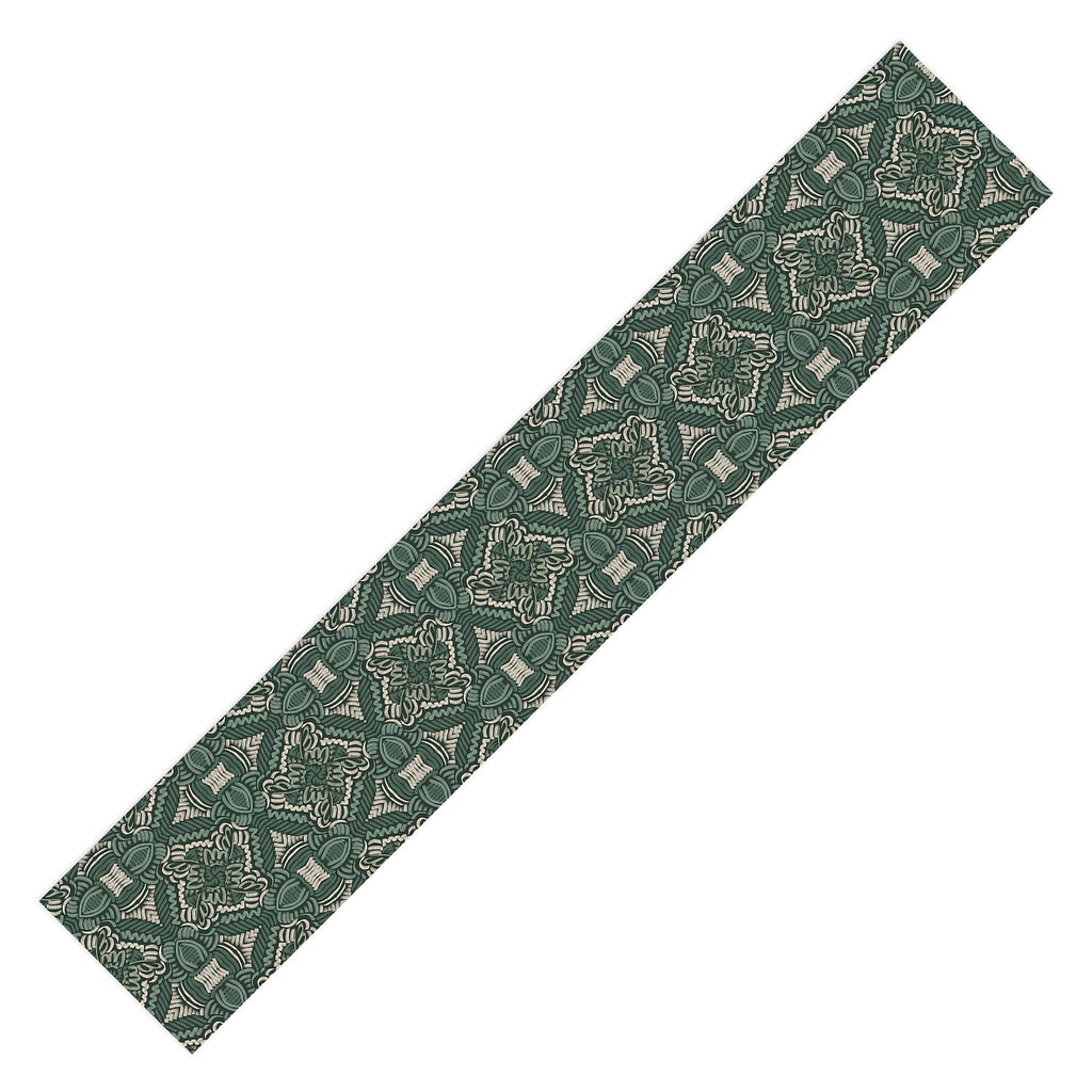 Marta Barragan Camarasa Intricate Forest Mosaic Table Runner