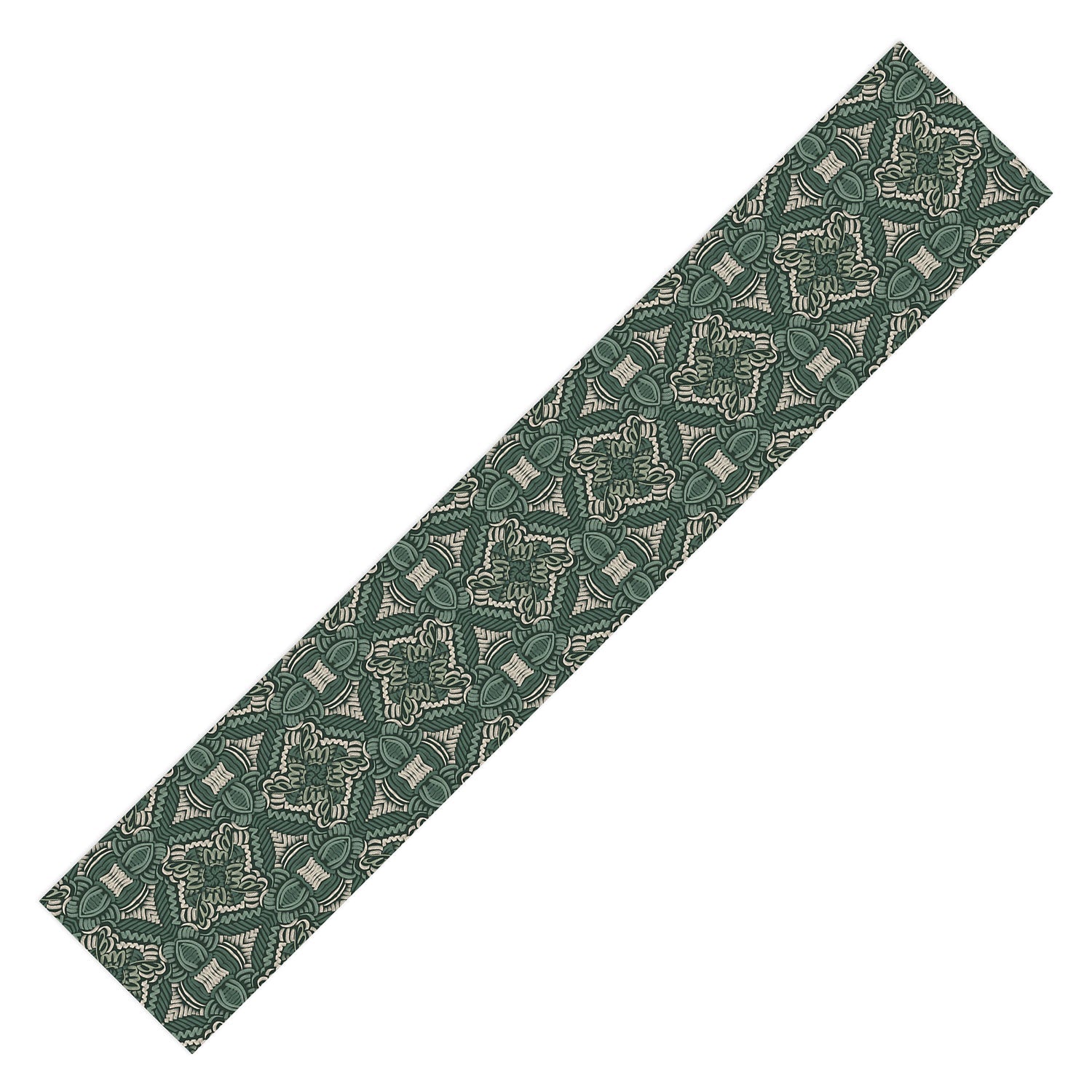 Marta Barragan Camarasa Intricate Forest Mosaic Table Runner