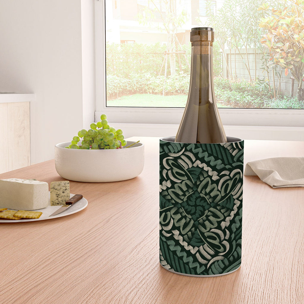 Marta Barragan Camarasa Intricate Forest Mosaic Wine Chiller