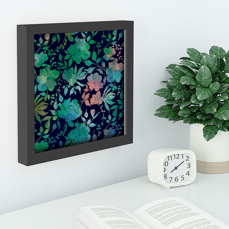 Marta Barragan Camarasa Lush Evening Botanicals Recessed Framing Square
