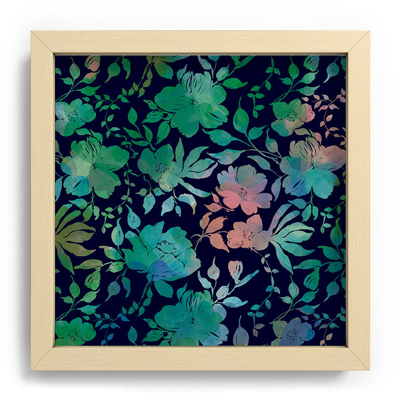 Marta Barragan Camarasa Lush Evening Botanicals Recessed Framing Square
