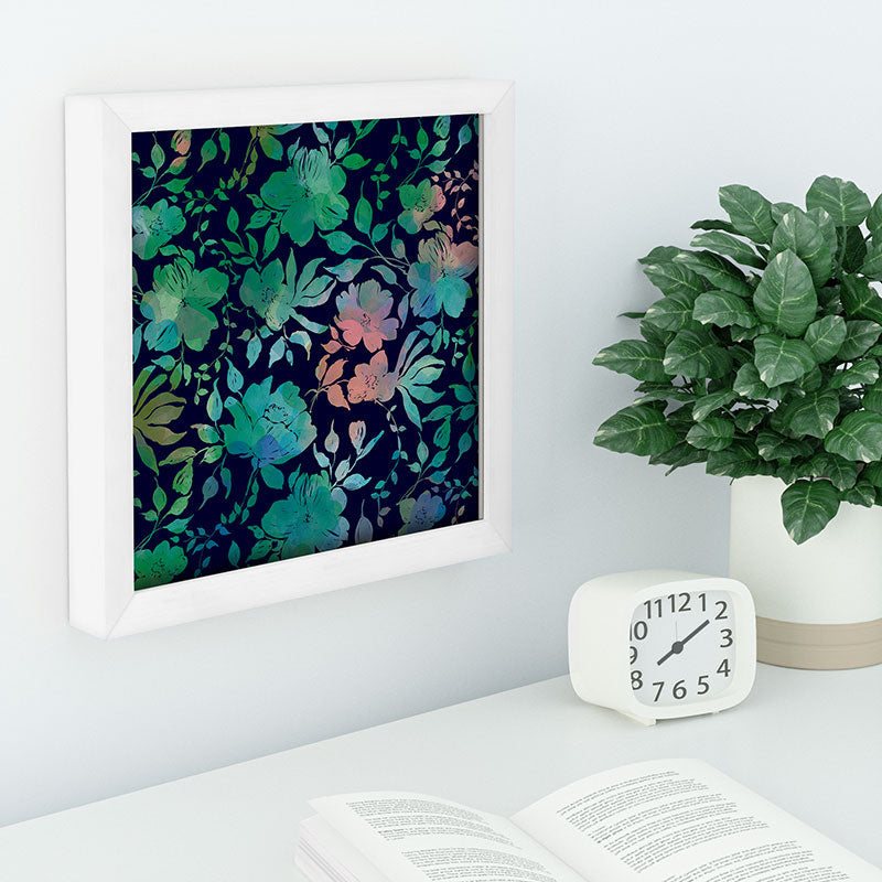 Marta Barragan Camarasa Lush Evening Botanicals Recessed Framing Square