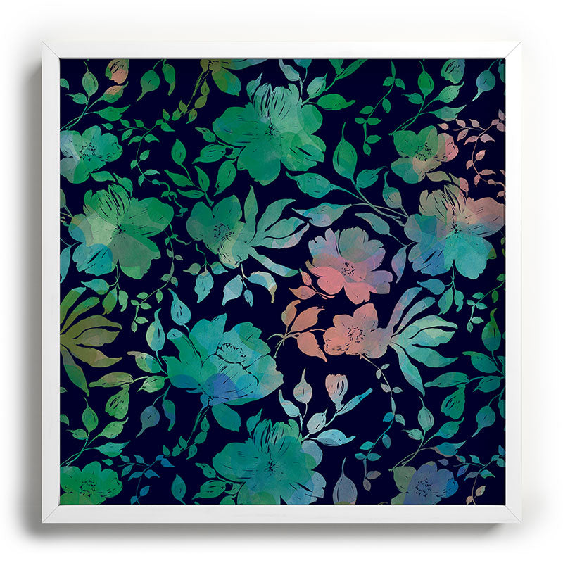 Marta Barragan Camarasa Lush Evening Botanicals Recessed Framing Square