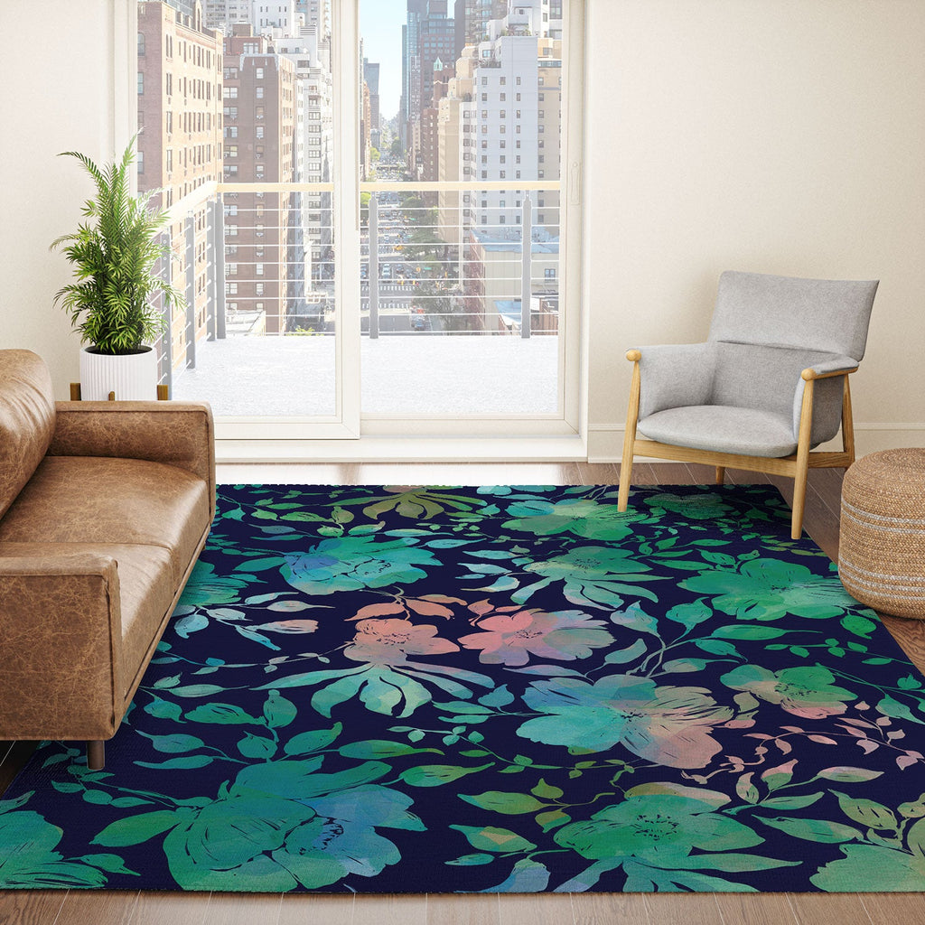 Marta Barragan Camarasa Lush Evening Botanicals Area Rug