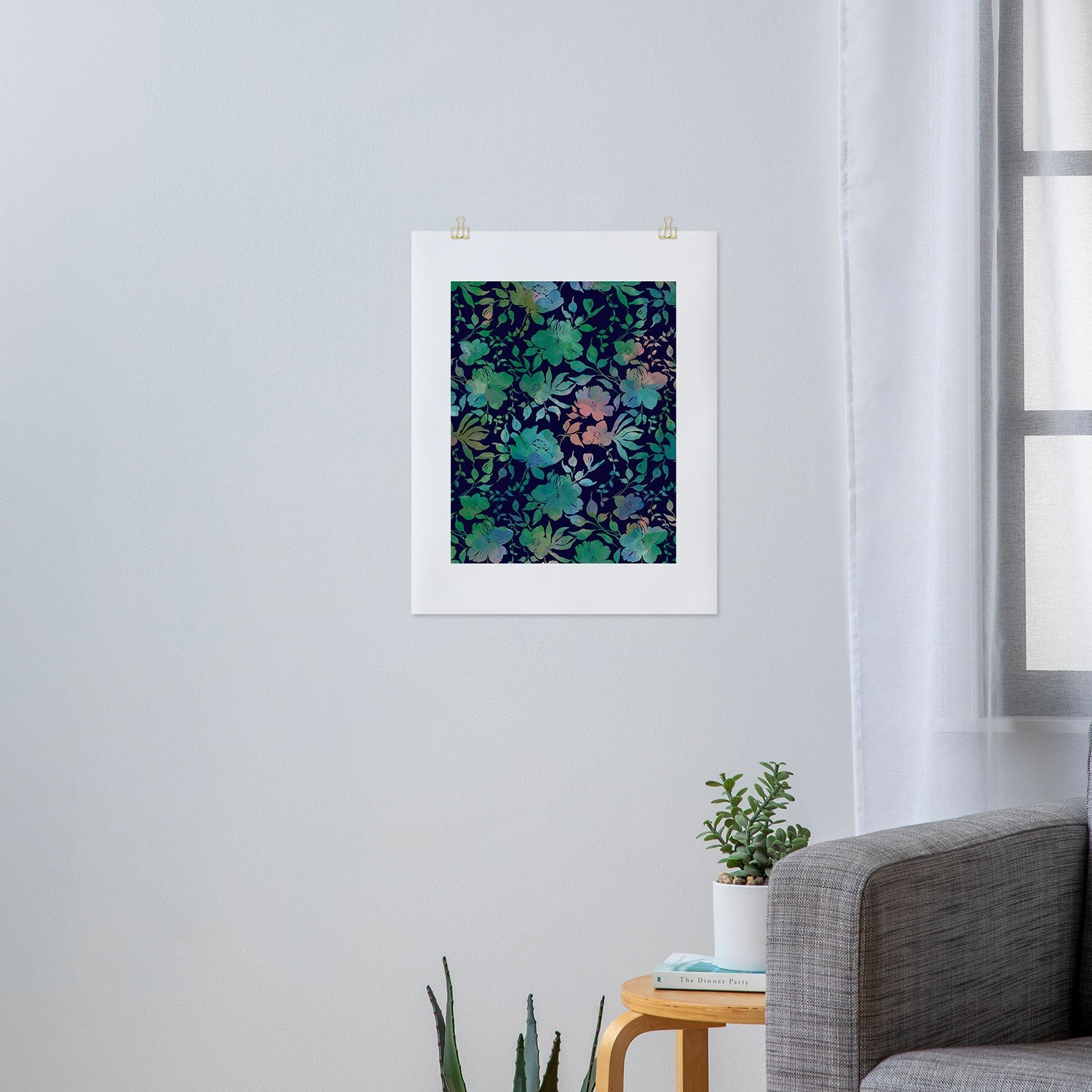 Marta Barragan Camarasa Lush Evening Botanicals Art Print