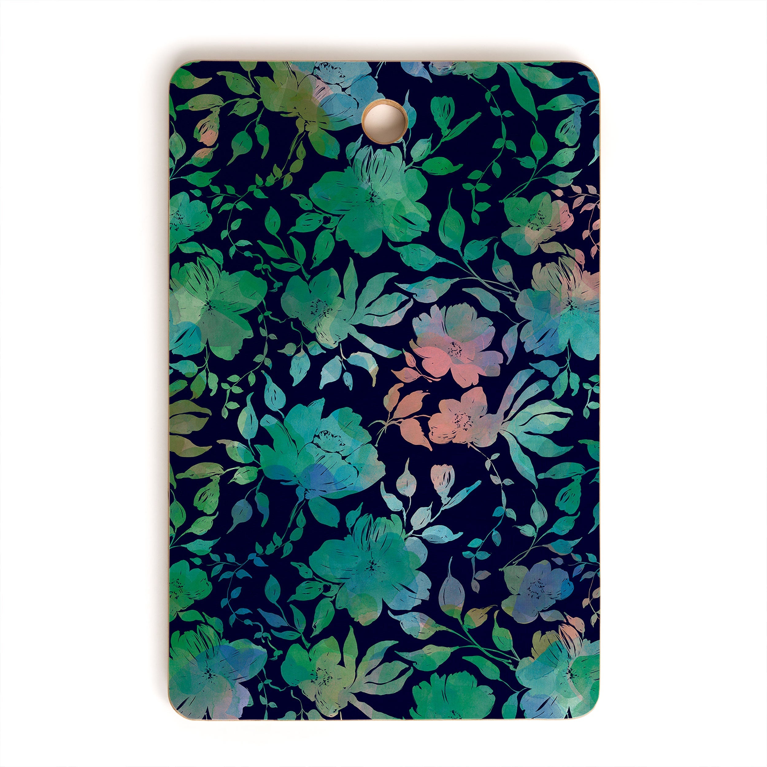 Marta Barragan Camarasa Lush Evening Botanicals Cutting Board Rectangle