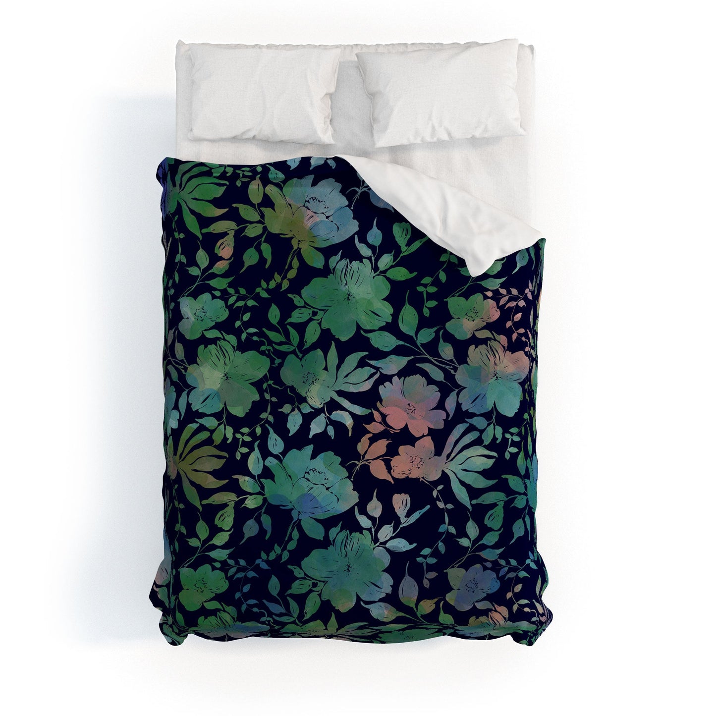 Marta Barragan Camarasa Lush Evening Botanicals Duvet Cover