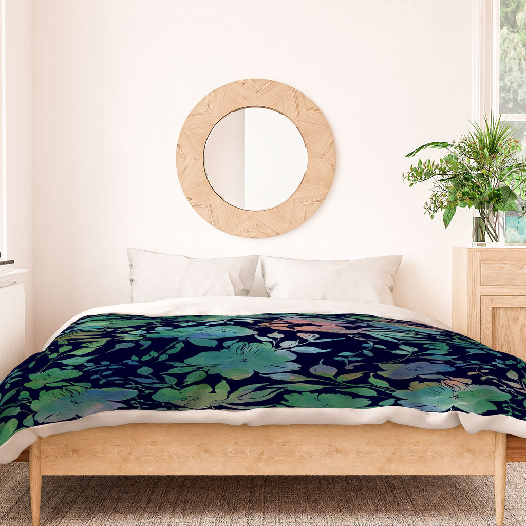 Marta Barragan Camarasa Lush Evening Botanicals Duvet Cover