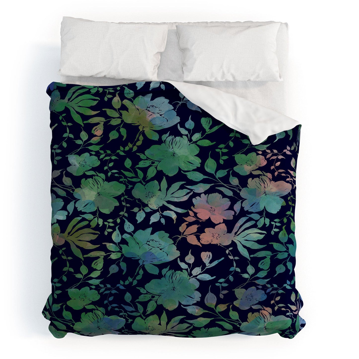 Marta Barragan Camarasa Lush Evening Botanicals Duvet Cover