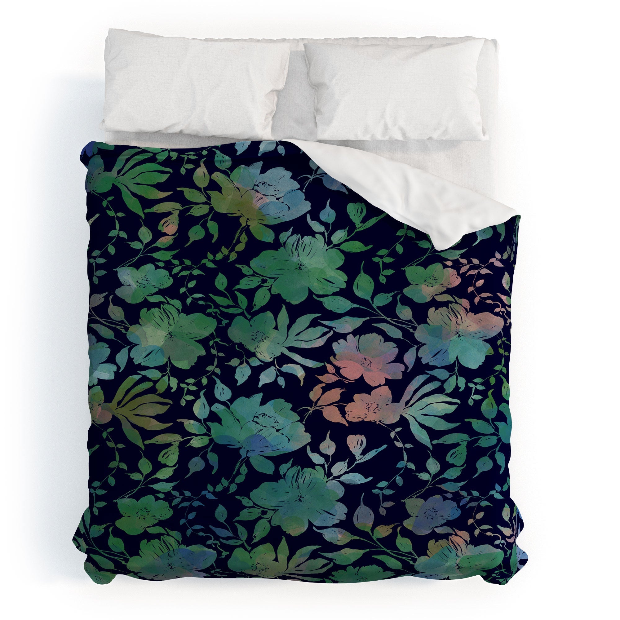 Marta Barragan Camarasa Lush Evening Botanicals Duvet Cover