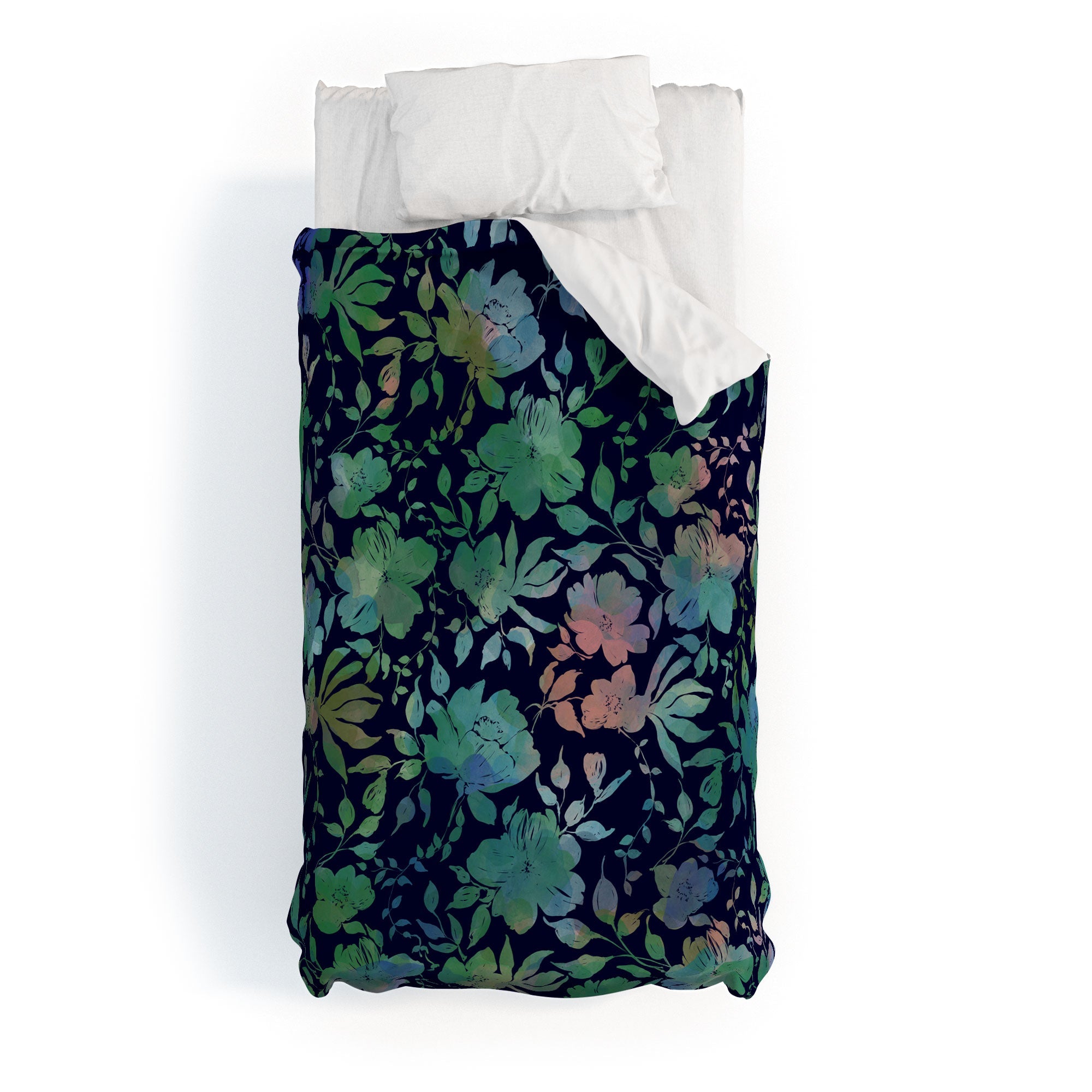 Marta Barragan Camarasa Lush Evening Botanicals Duvet Cover