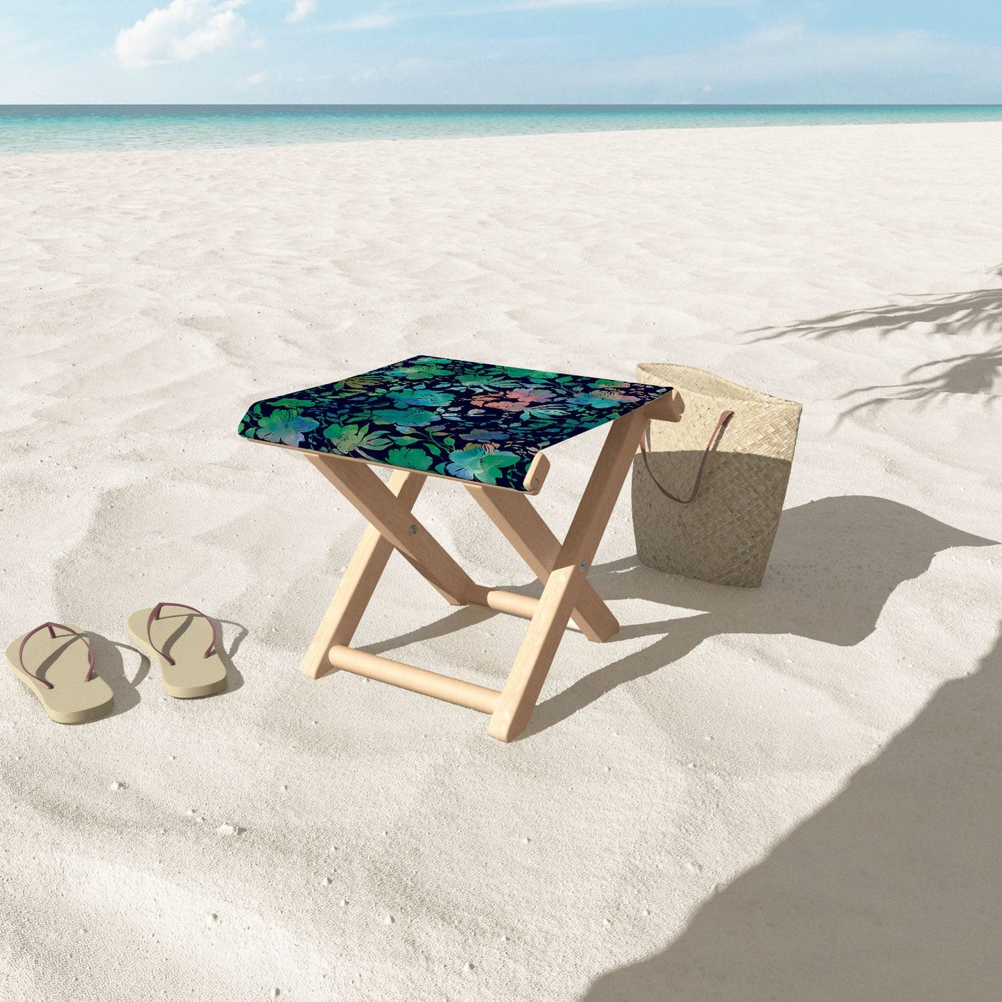 Marta Barragan Camarasa Lush Evening Botanicals Folding Stool