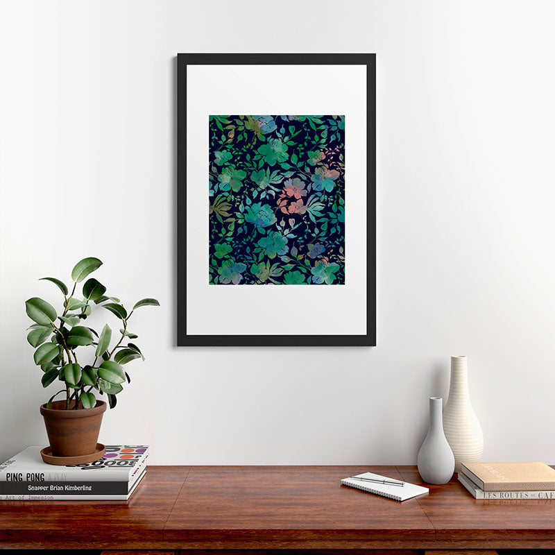Marta Barragan Camarasa Lush Evening Botanicals Framed Art Print