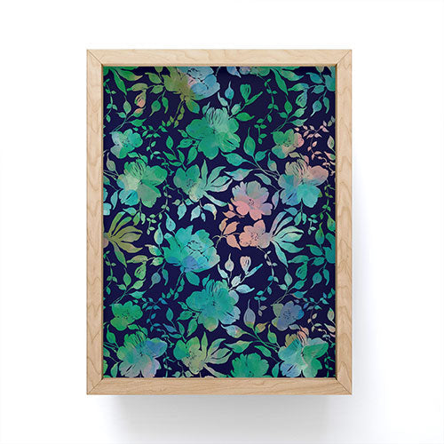 Marta Barragan Camarasa Lush Evening Botanicals Framed Mini Art Print