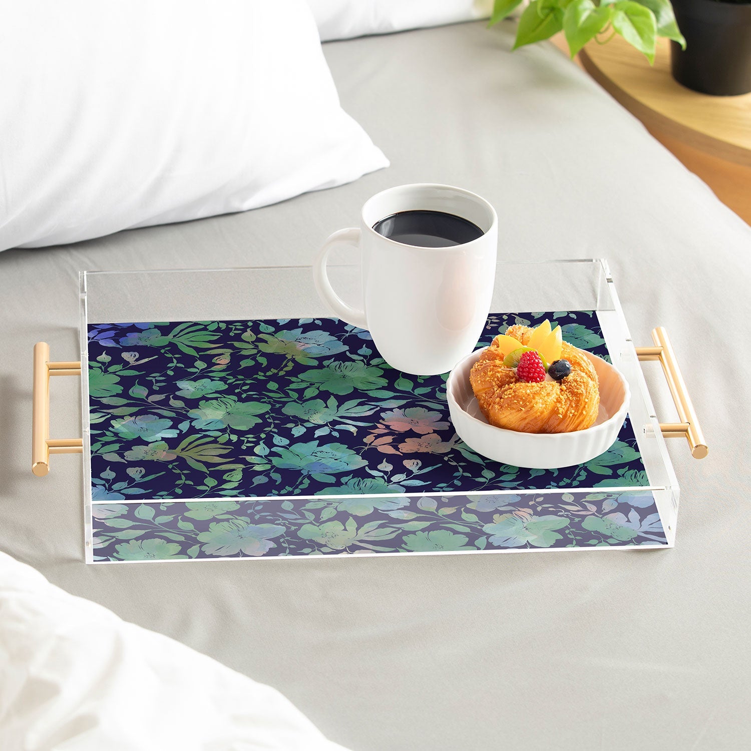 Marta Barragan Camarasa Lush Evening Botanicals Acrylic Tray