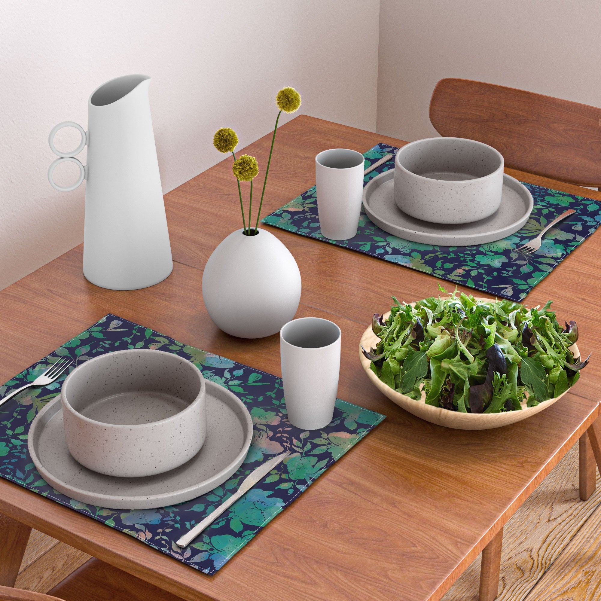 Marta Barragan Camarasa Lush Evening Botanicals Placemat