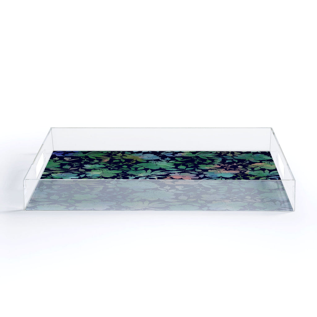 Marta Barragan Camarasa Lush Evening Botanicals Acrylic Tray