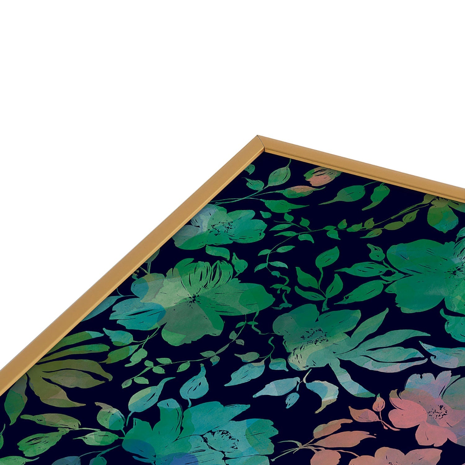 Marta Barragan Camarasa Lush Evening Botanicals Square Metal Framed Art Print
