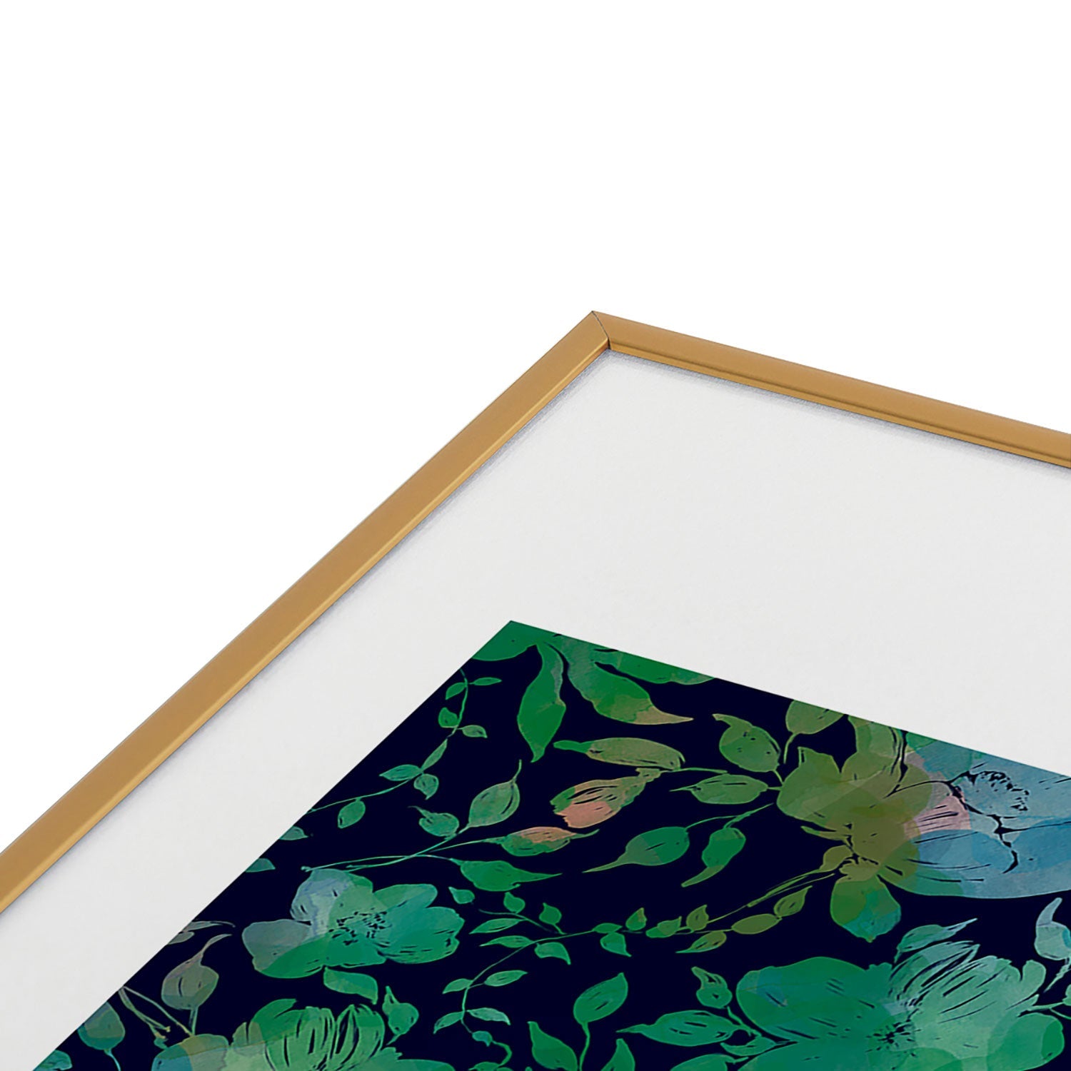Marta Barragan Camarasa Lush Evening Botanicals Metal Framed Art Print