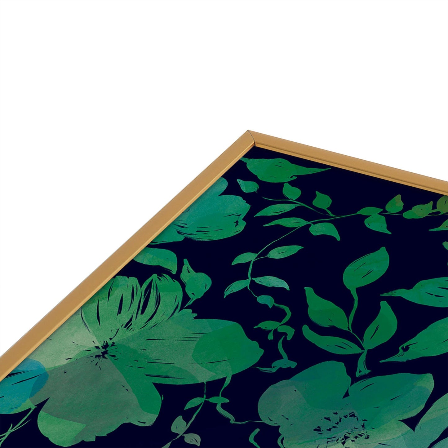 Marta Barragan Camarasa Lush Evening Botanicals Square Metal Framed Art Print