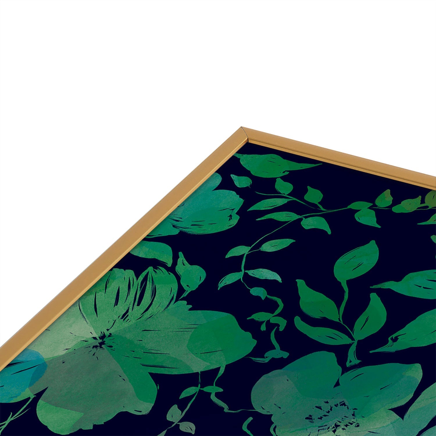 Marta Barragan Camarasa Lush Evening Botanicals Square Metal Framed Art Print