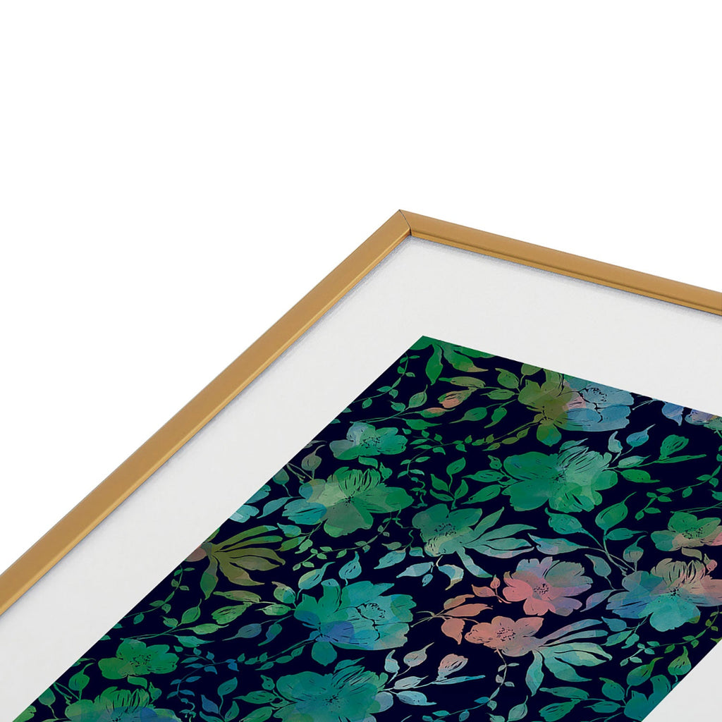 Marta Barragan Camarasa Lush Evening Botanicals Metal Framed Art Print