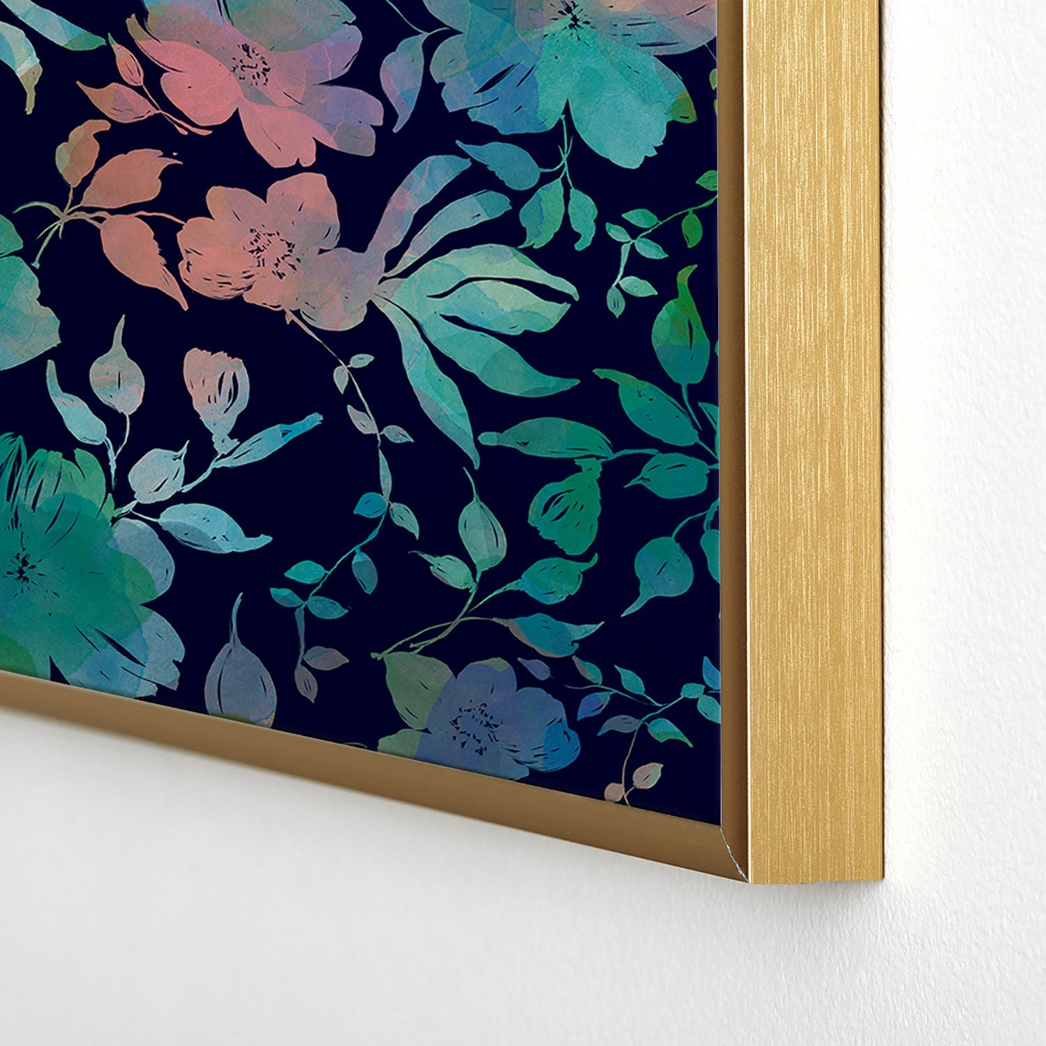 Marta Barragan Camarasa Lush Evening Botanicals Square Metal Framed Art Print
