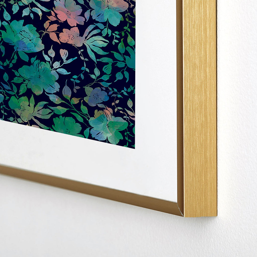 Marta Barragan Camarasa Lush Evening Botanicals Metal Framed Art Print