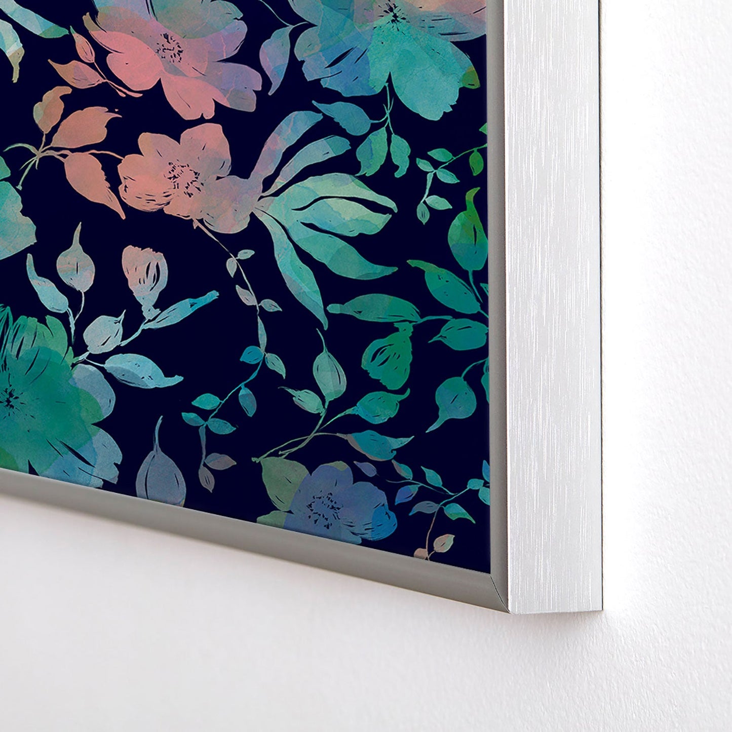 Marta Barragan Camarasa Lush Evening Botanicals Square Metal Framed Art Print
