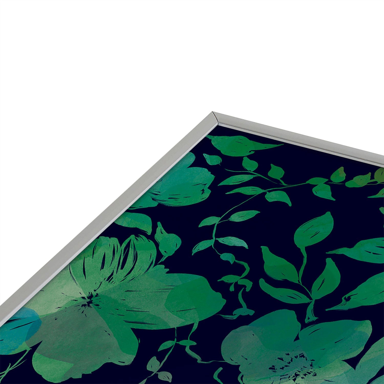 Marta Barragan Camarasa Lush Evening Botanicals Square Metal Framed Art Print