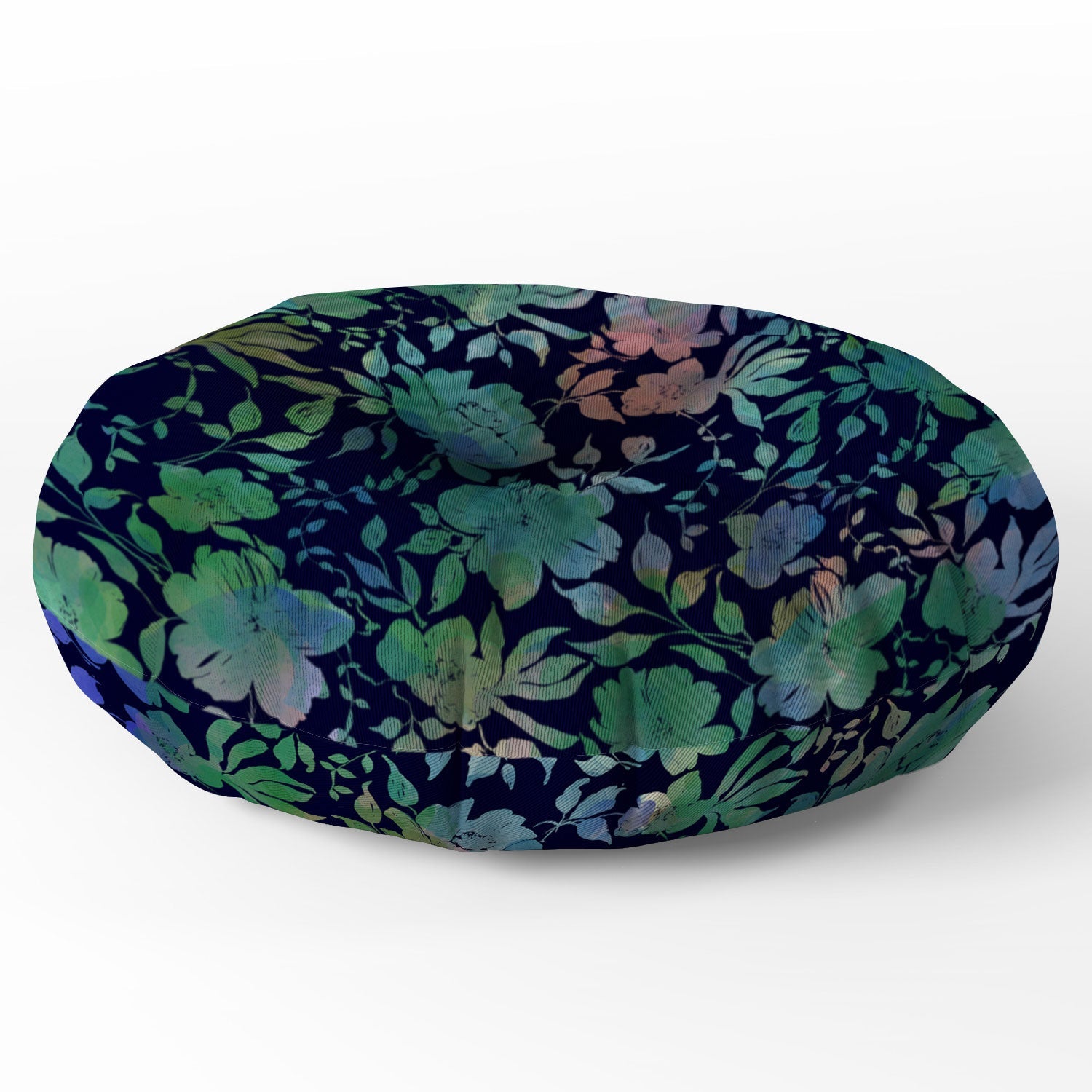 Marta Barragan Camarasa Lush Evening Botanicals Floor Pillow Round