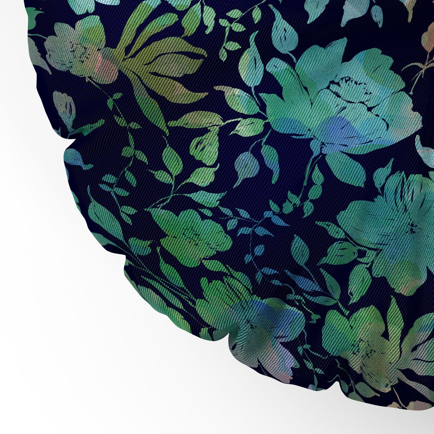 Marta Barragan Camarasa Lush Evening Botanicals Floor Pillow Round