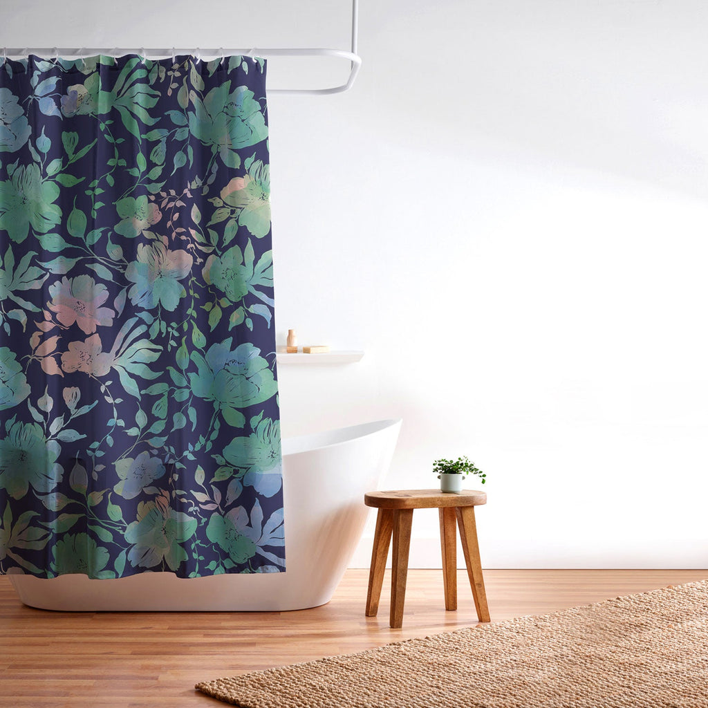 Marta Barragan Camarasa Lush Evening Botanicals Shower Curtain