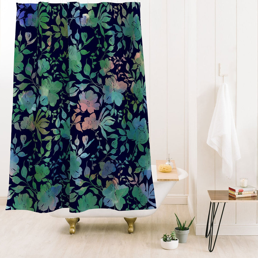 Marta Barragan Camarasa Lush Evening Botanicals Shower Curtain