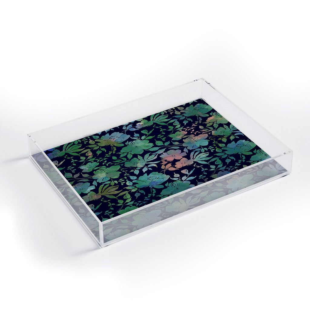 Marta Barragan Camarasa Lush Evening Botanicals Acrylic Tray